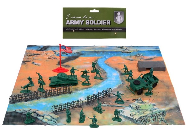 Soldaten met Speelmat