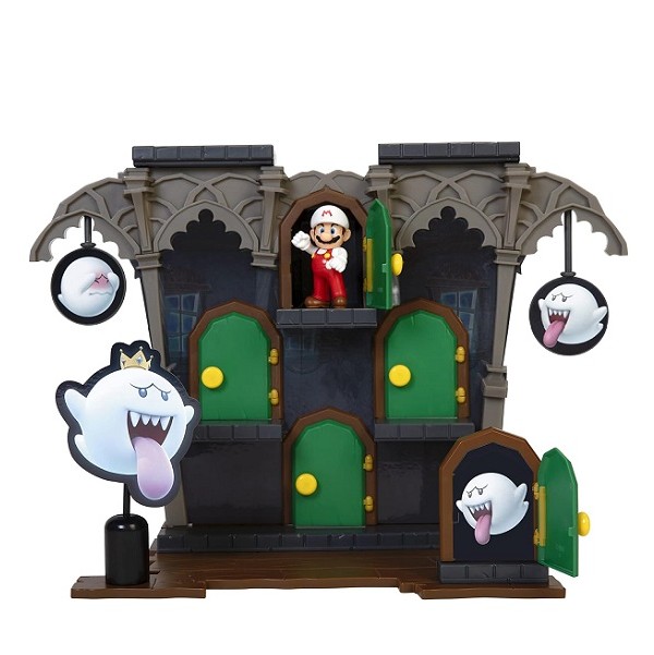 Super Mario Deluxe Boo Mansion Playset 