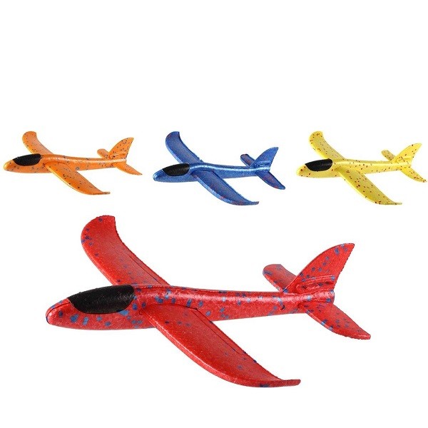 Zweefvliegtuig Foam  Assorti 37 cm