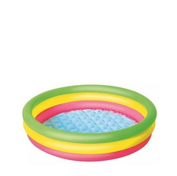 Zwembad 3 Rings Bestway Regenboog 102 x 25 cm