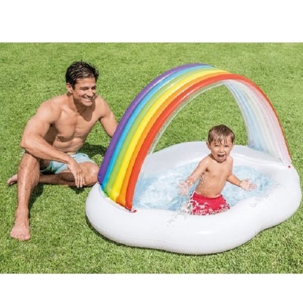 Zwembad Regenboog Wolk 142 x 119 x 84 cm