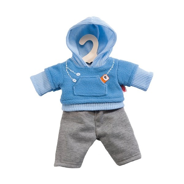 Poppenkleding  Joggingpak Blauw 28-35 cm