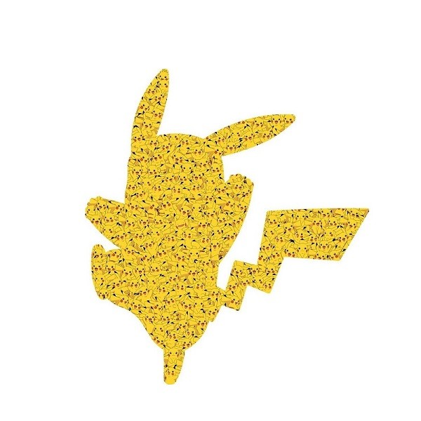Ravensburger Silhouette Puzzel  Pikachu 727 stukjes
