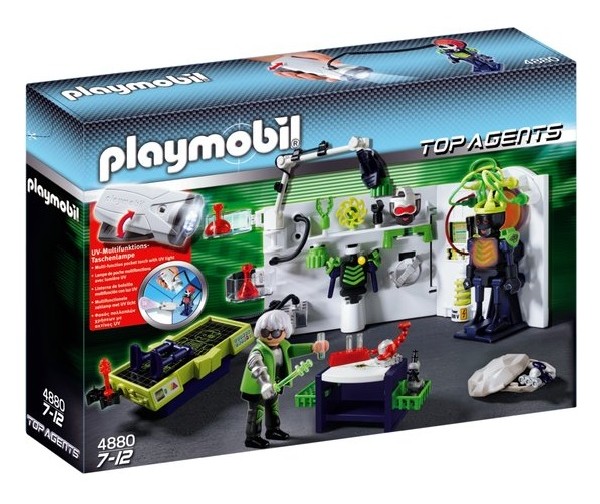 Playmobil Top Agents Robo-Gangsterlabo met multifunctioneel licht 