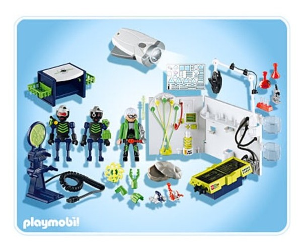 Playmobil Top Agents Robo-Gangsterlabo met multifunctioneel licht 