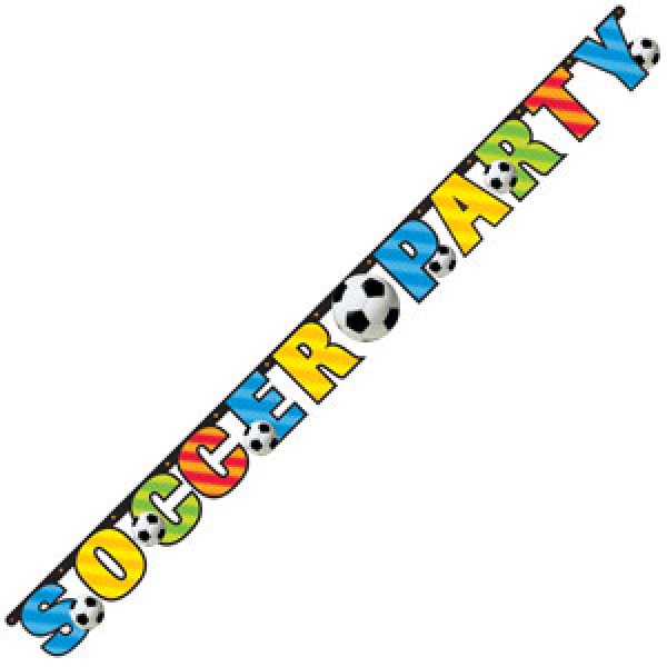 Letter Banner Soccer Party