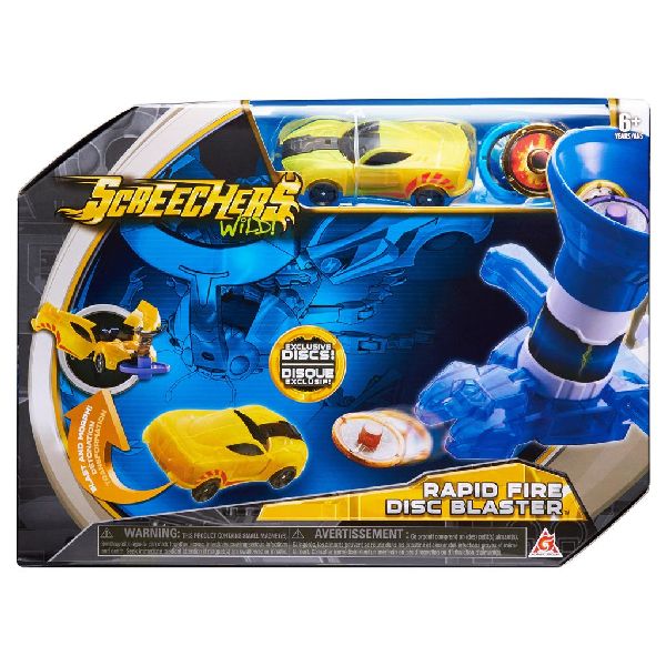 Screechers Rapid Fire Disc Blaster