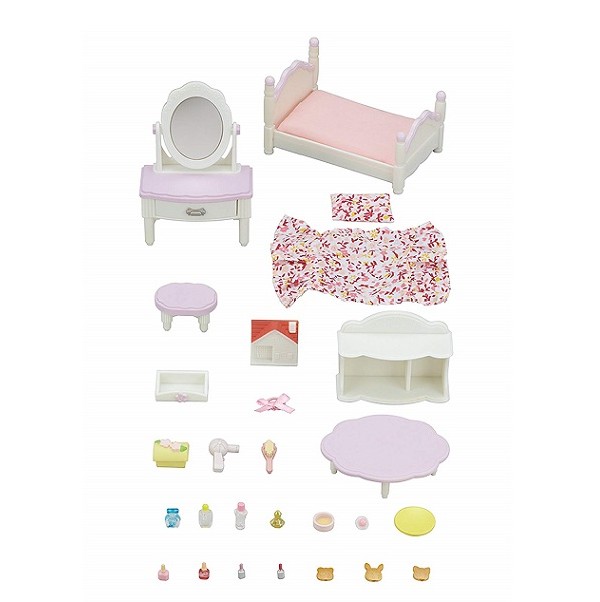 Sylvanian Families Meubels Slaapkamer & Kaptafelset