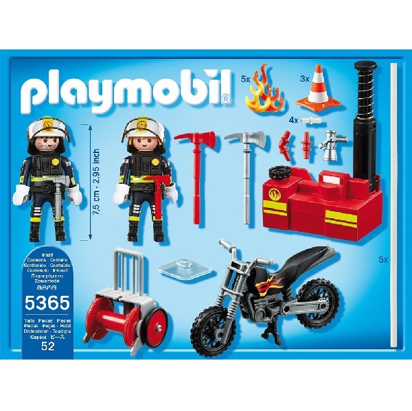 Playmobil City Action Brandweermannen met Brandslang