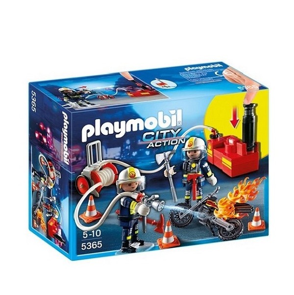Playmobil City Action Brandweermannen met Brandslang