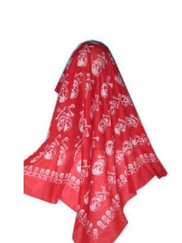 Piraten Hoofddoek Rood