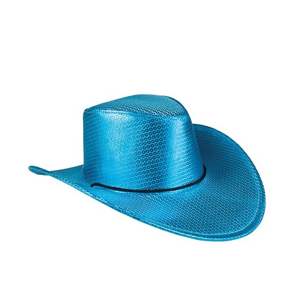 Cowboyhoed Disco Metallic Turquoise