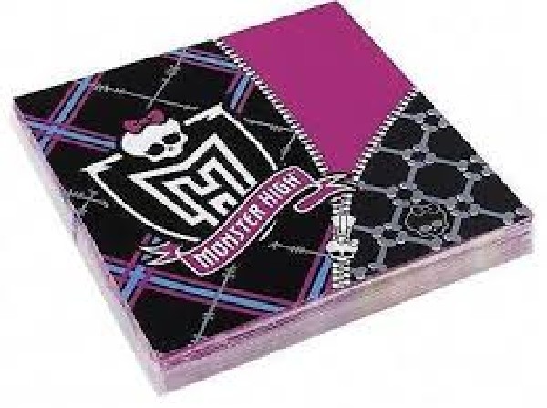 Servetten Monster High 20 stuks