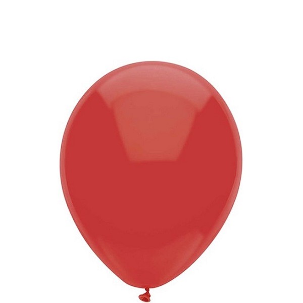  Ballonnen Uni Rood 30 cm 100 stuks