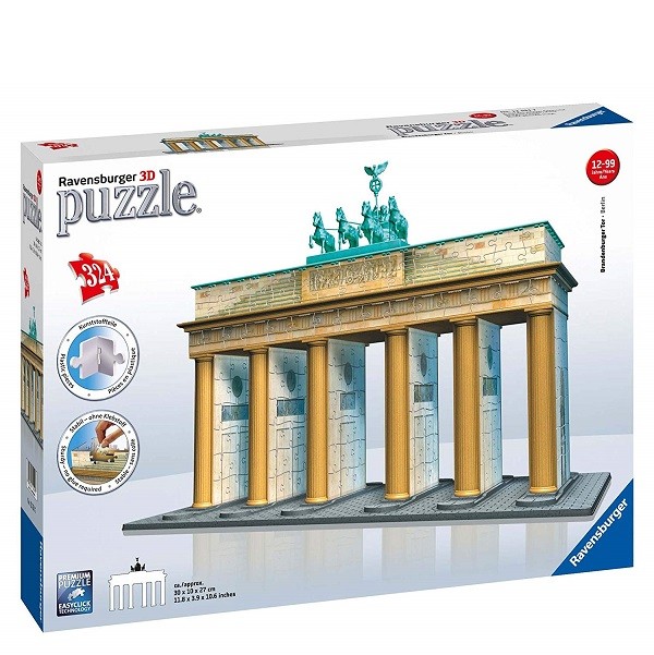 Ravensburger 3D Puzzel Brandenburger Tor 324 stukjes