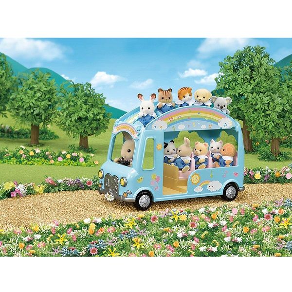 Sylvanian Families Baby Regenboog Bus