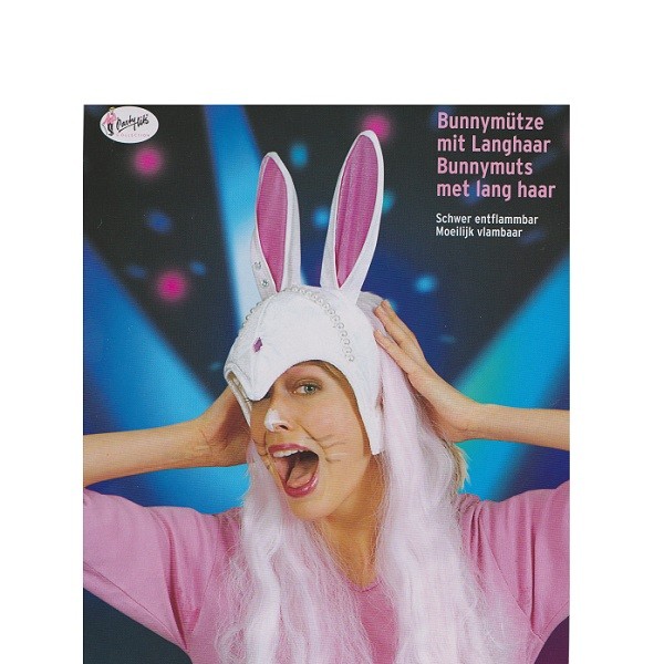 Bunnymuts met lang haar 