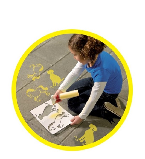 SES Chalk Spray - Geel