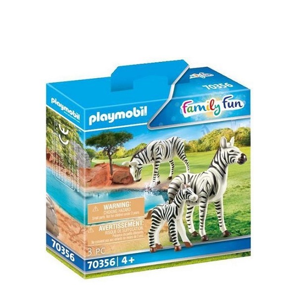 Playmobil Family Fun Zebra's met Baby 