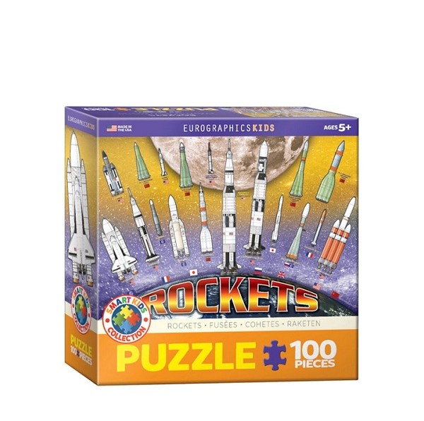 Smart Kids Puzzel 100 stukjes Rockets