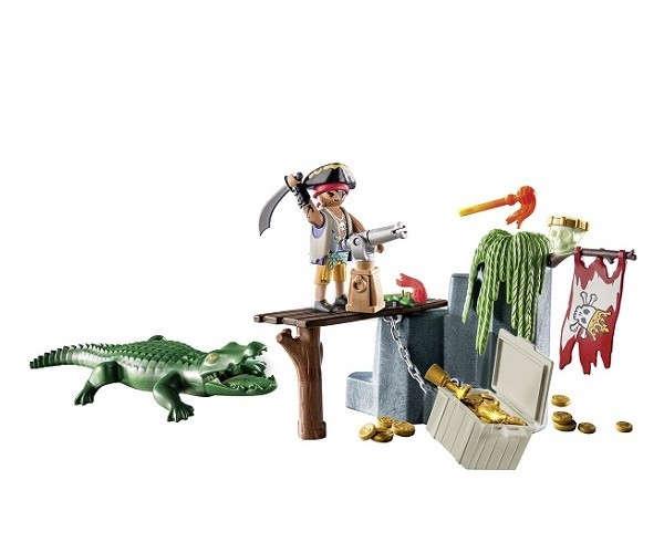 Playmobil Pirates Starter Pack  Piraat met Alligater