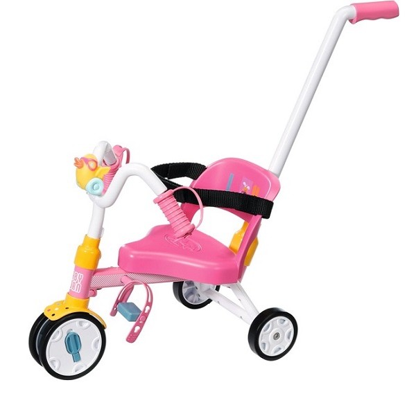 Baby Born Driewieler met Duwstang