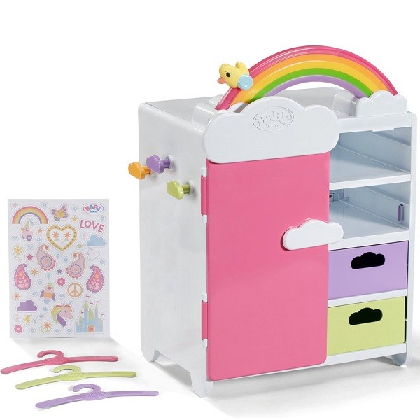 Baby Born Regenboog Kledingkast