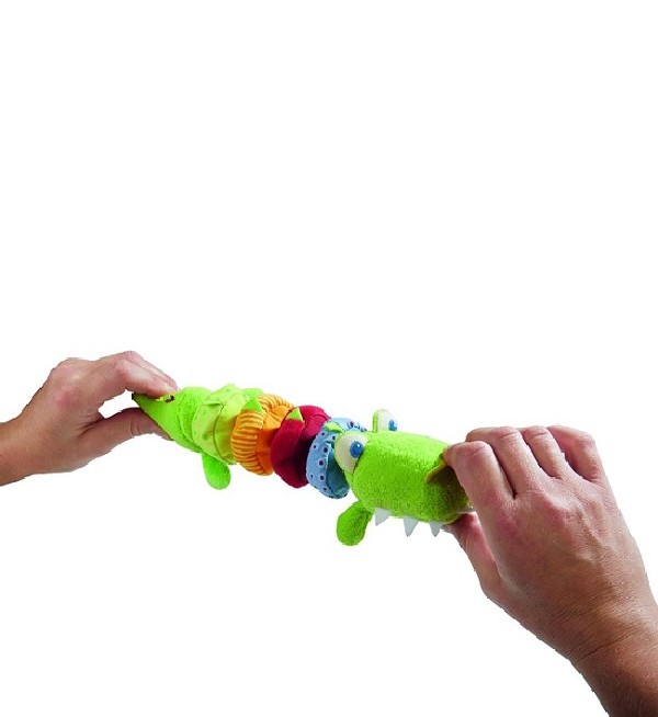 Baby Bromfiguur Krokodil 19 x 8 cm