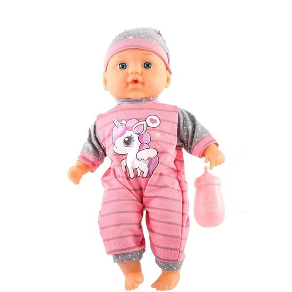 Babypop met 10 Geluiden 30 cm