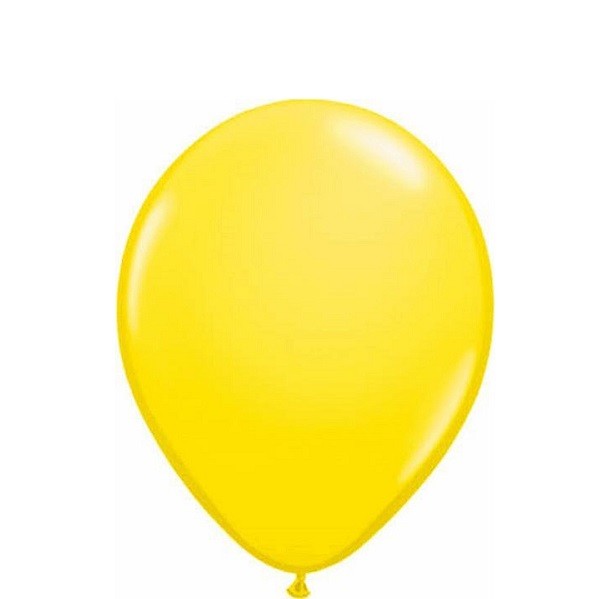  Ballonnen Uni Metallic Geel 30 cm 100 stuks