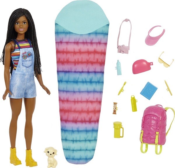 Barbie Camping Pop Brooklyn met Accessoires