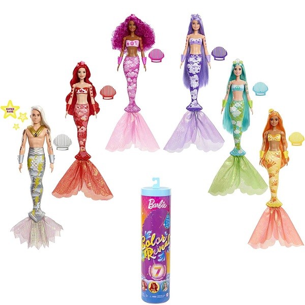 Barbie Color Reveal Regenboog Zeemeermin 