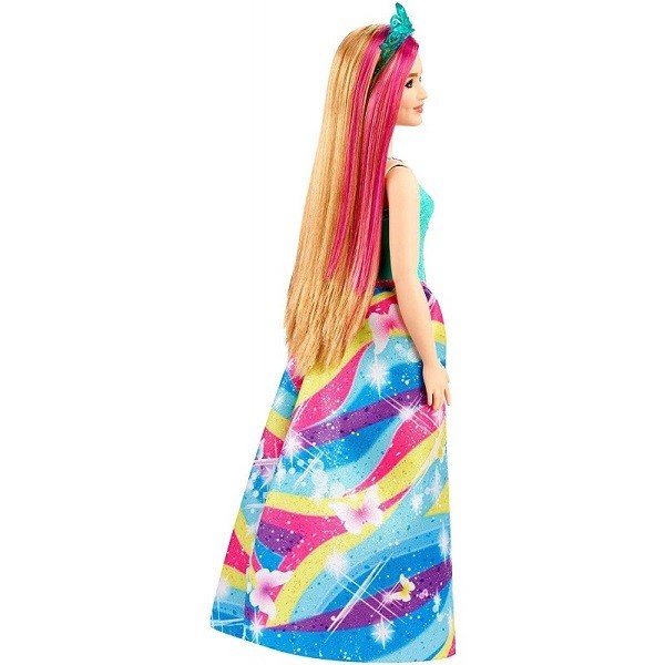 Barbie Dreamtopia Prinses met Gekleurd Haar