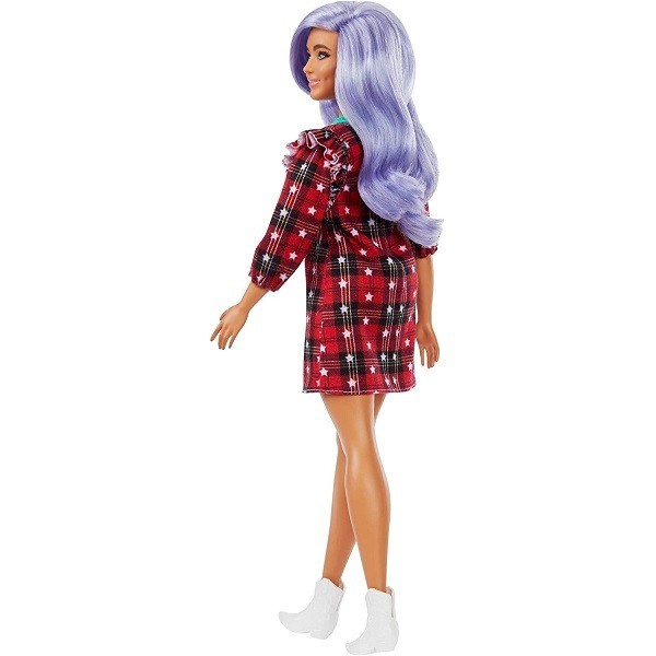 Barbie Fashionista Pop met Paars Haar