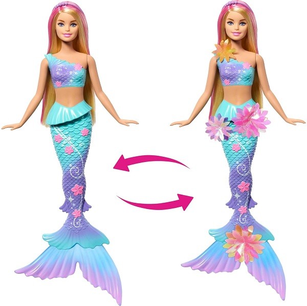 Barbie Zeemeermin met Magische Bloemen