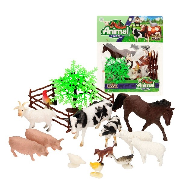 Boerderijdieren 18-Delig