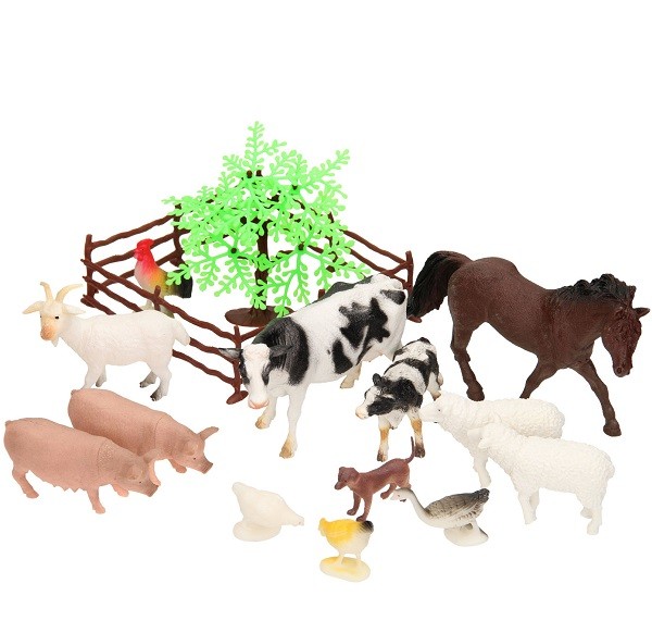 Boerderijdieren 18-Delig