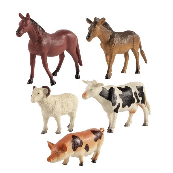 Boerderijdieren Groot 5-Delig
