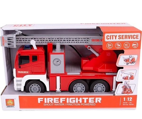 Brandweerwagen met Pomp 30 cm 