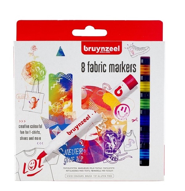 Bruynzeel Textiel Stiften 8 Stuks 