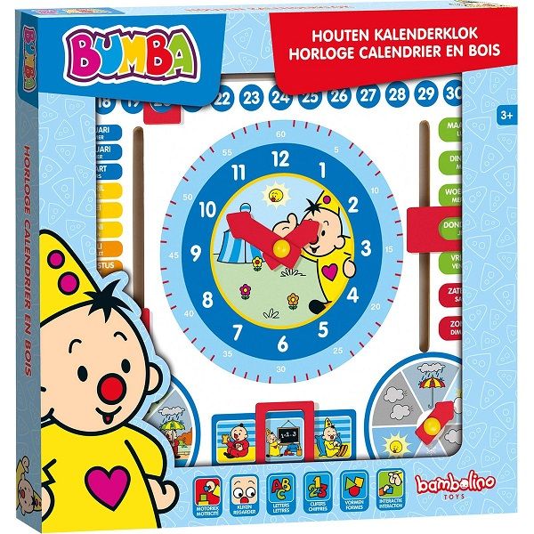 Bumba Houten Kalenderklok 