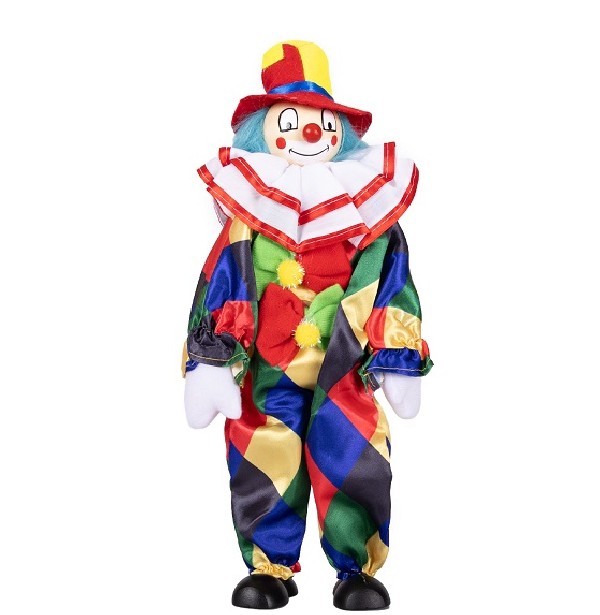 Clown met Hoedje 30 cm