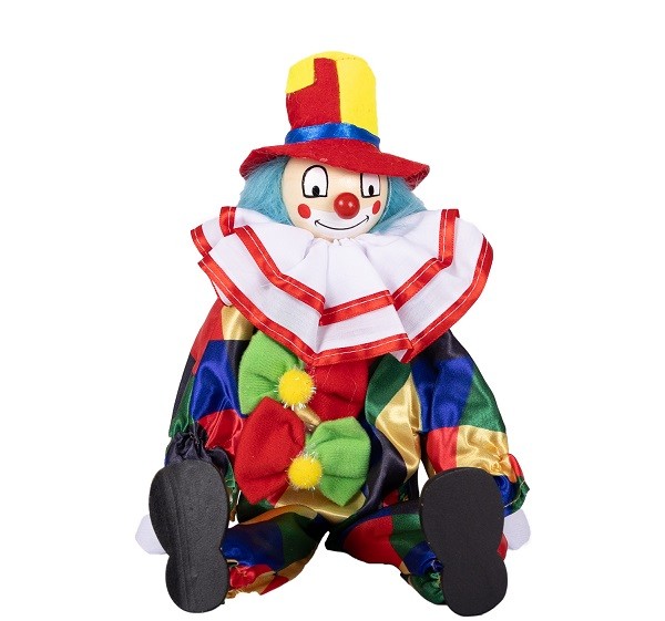 Clown met Hoedje 30 cm