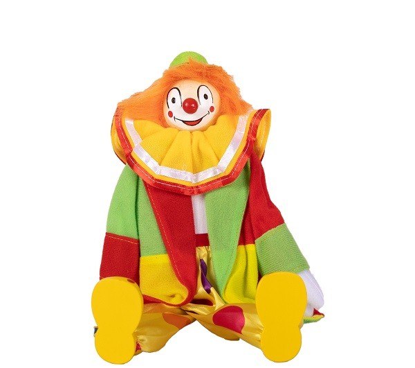 Clown Oranje Haar 30 cm