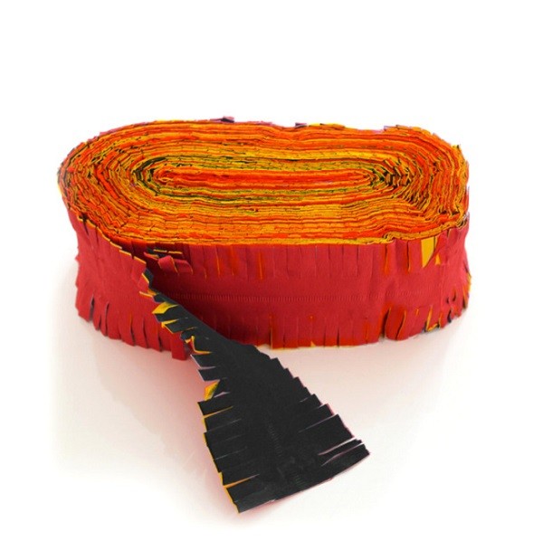 Guirlande Crepe Brandveilig Rood Zwart Geel 24 meter