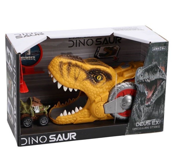 Dino Afschiet Auto Speelset