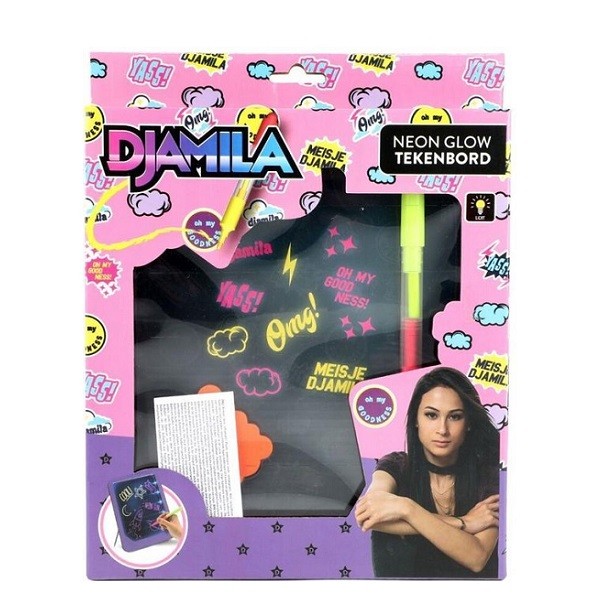 Djamila Neon Tekenbord