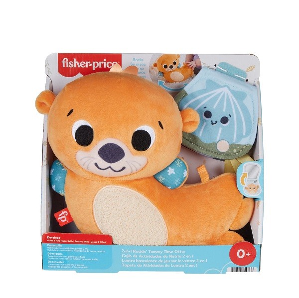 Fisher-Price 2-In1 Rocking Tummy Time Otter 