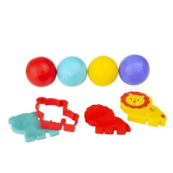Fisher Price Dough Klei in Koker met Vormpjes