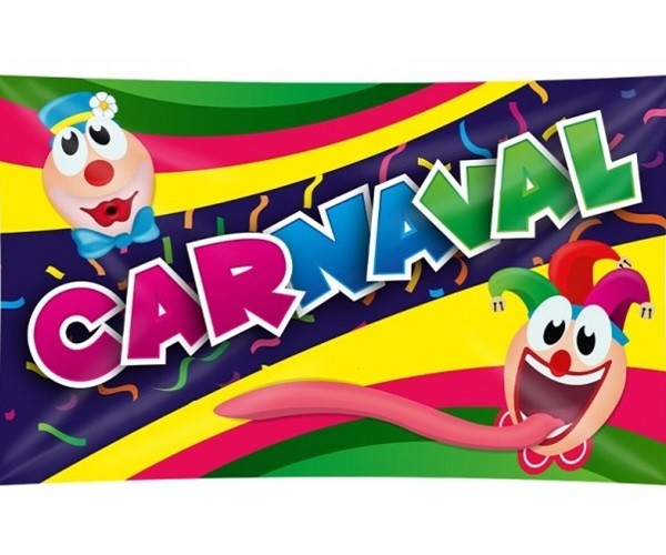 Gevelvlag Carnaval 150 x 90 cm
